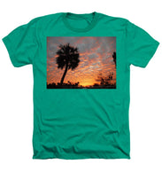 Billowy Orange Sunset - Heathers T-Shirt