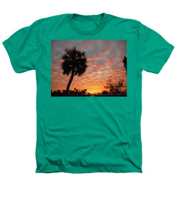 Billowy Orange Sunset - Heathers T-Shirt