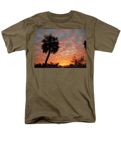 Billowy Orange Sunset - Men's T-Shirt  (Regular Fit)