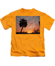 Billowy Orange Sunset - Kids T-Shirt