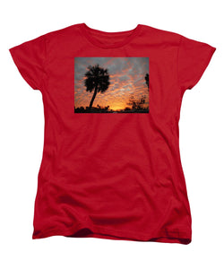 Billowy Orange Sunset - Women's T-Shirt (Standard Fit)