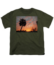 Billowy Orange Sunset - Youth T-Shirt