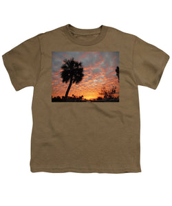 Billowy Orange Sunset - Youth T-Shirt