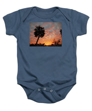 Billowy Orange Sunset - Baby Onesie