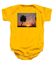 Billowy Orange Sunset - Baby Onesie