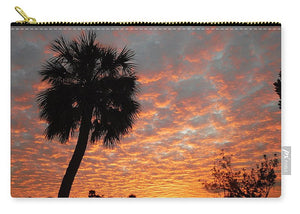 Billowy Orange Sunset - Carry-All Pouch