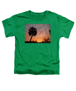 Billowy Orange Sunset - Toddler T-Shirt