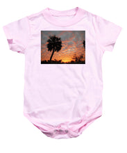 Billowy Orange Sunset - Baby Onesie