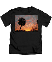 Billowy Orange Sunset - Kids T-Shirt