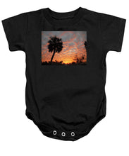 Billowy Orange Sunset - Baby Onesie