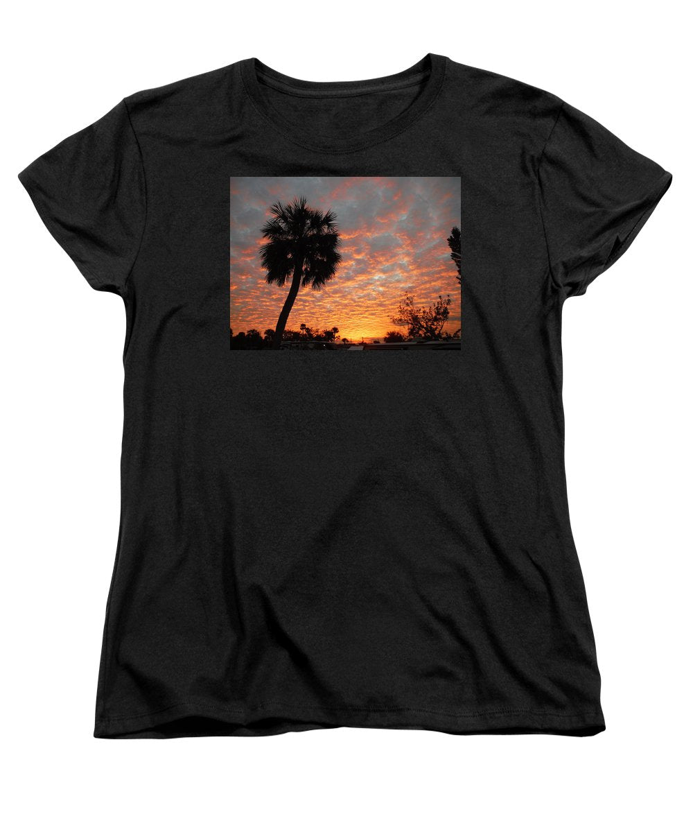 Billowy Orange Sunset - Women's T-Shirt (Standard Fit)