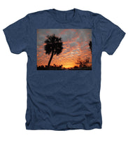 Billowy Orange Sunset - Heathers T-Shirt