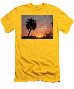 Billowy Orange Sunset - Men's T-Shirt (Athletic Fit)