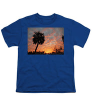 Billowy Orange Sunset - Youth T-Shirt