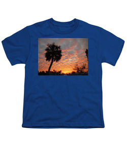 Billowy Orange Sunset - Youth T-Shirt