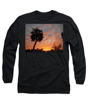 Billowy Orange Sunset - Long Sleeve T-Shirt