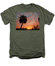 Billowy Orange Sunset - Men's Premium T-Shirt