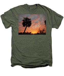 Billowy Orange Sunset - Men's Premium T-Shirt