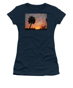 Billowy Orange Sunset - Women's T-Shirt (Athletic Fit)