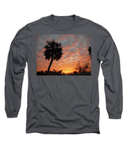 Billowy Orange Sunset - Long Sleeve T-Shirt