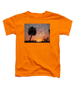 Billowy Orange Sunset - Toddler T-Shirt