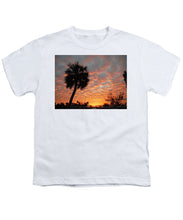 Billowy Orange Sunset - Youth T-Shirt