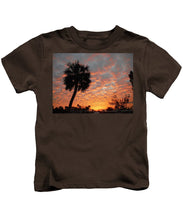 Billowy Orange Sunset - Kids T-Shirt