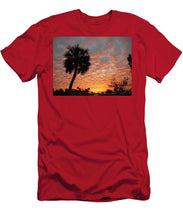 Billowy Orange Sunset - Men's T-Shirt (Athletic Fit)