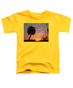 Billowy Orange Sunset - Toddler T-Shirt