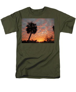 Billowy Orange Sunset - Men's T-Shirt  (Regular Fit)