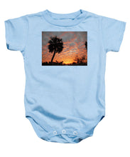 Billowy Orange Sunset - Baby Onesie