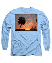 Billowy Orange Sunset - Long Sleeve T-Shirt