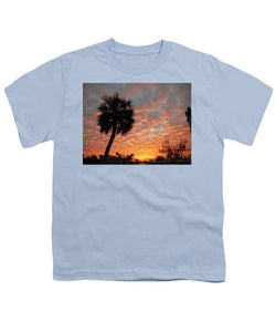 Billowy Orange Sunset - Youth T-Shirt