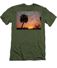 Billowy Orange Sunset - Men's T-Shirt (Athletic Fit)