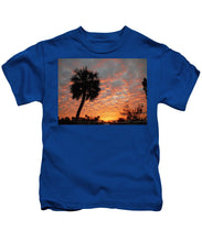 Billowy Orange Sunset - Kids T-Shirt
