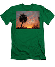 Billowy Orange Sunset - Men's T-Shirt (Athletic Fit)