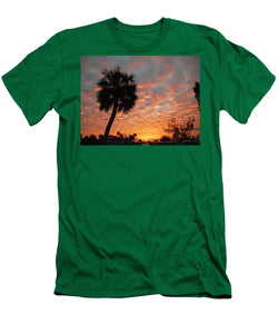 Billowy Orange Sunset - Men's T-Shirt (Athletic Fit)