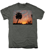 Billowy Orange Sunset - Men's Premium T-Shirt