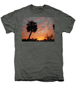 Billowy Orange Sunset - Men's Premium T-Shirt