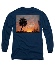 Billowy Orange Sunset - Long Sleeve T-Shirt