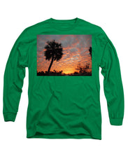 Billowy Orange Sunset - Long Sleeve T-Shirt