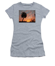 Billowy Orange Sunset - Women's T-Shirt (Athletic Fit)