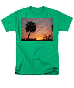 Billowy Orange Sunset - Men's T-Shirt  (Regular Fit)