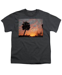 Billowy Orange Sunset - Youth T-Shirt