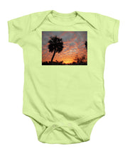 Billowy Orange Sunset - Baby Onesie