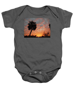 Billowy Orange Sunset - Baby Onesie