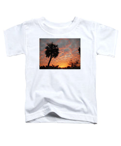 Billowy Orange Sunset - Toddler T-Shirt