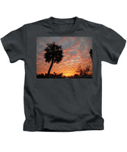 Billowy Orange Sunset - Kids T-Shirt