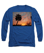 Billowy Orange Sunset - Long Sleeve T-Shirt