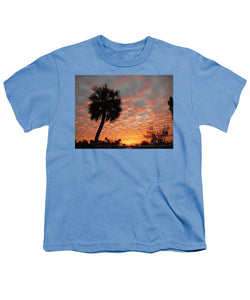 Billowy Orange Sunset - Youth T-Shirt